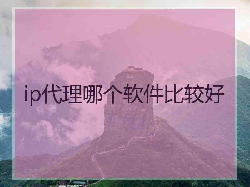 ip代理哪个软件比较好